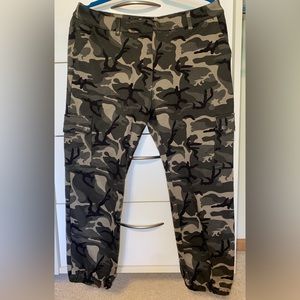 Camo Jogger Style pants.